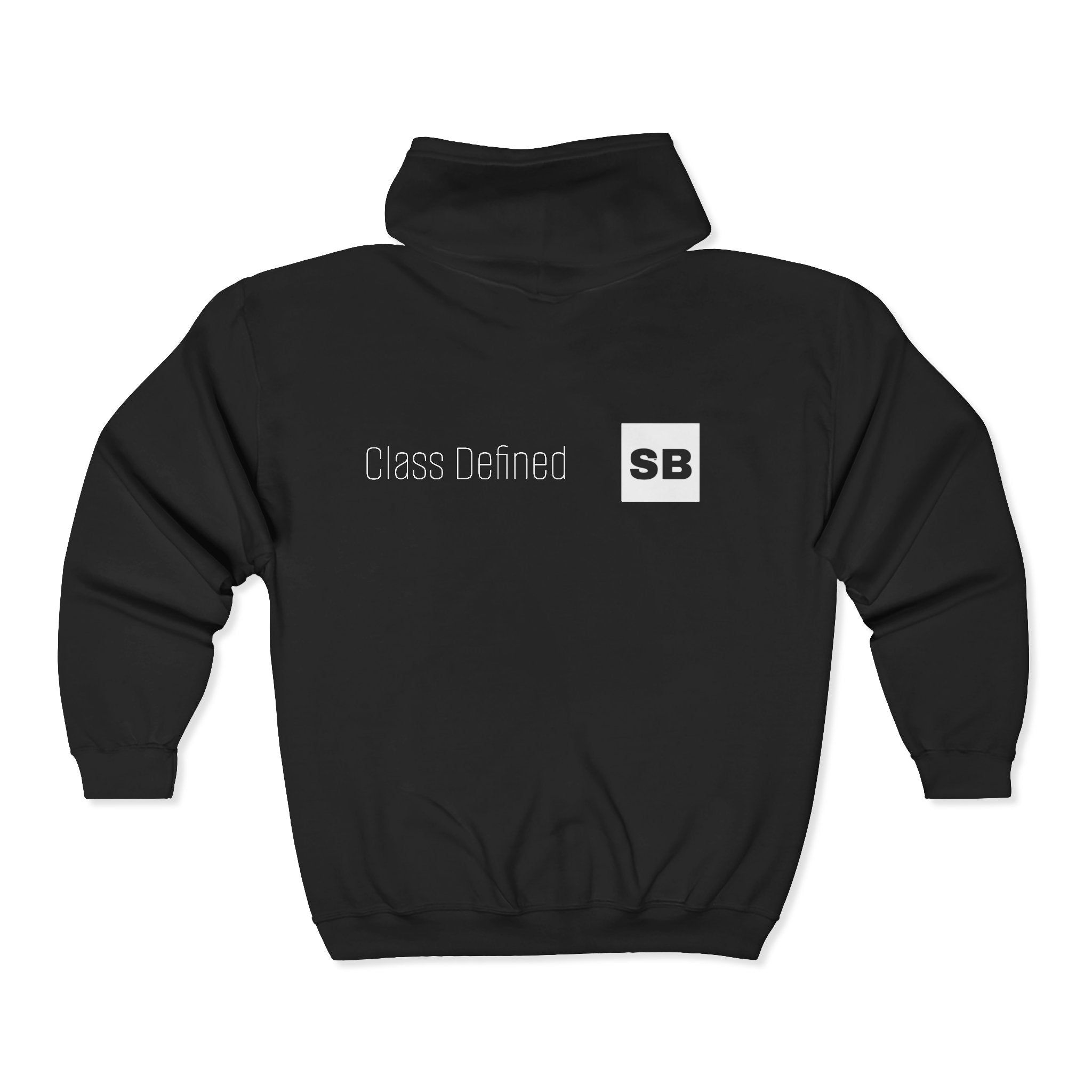 Class Defined SB hættetrøje med lynlås i fuld længde