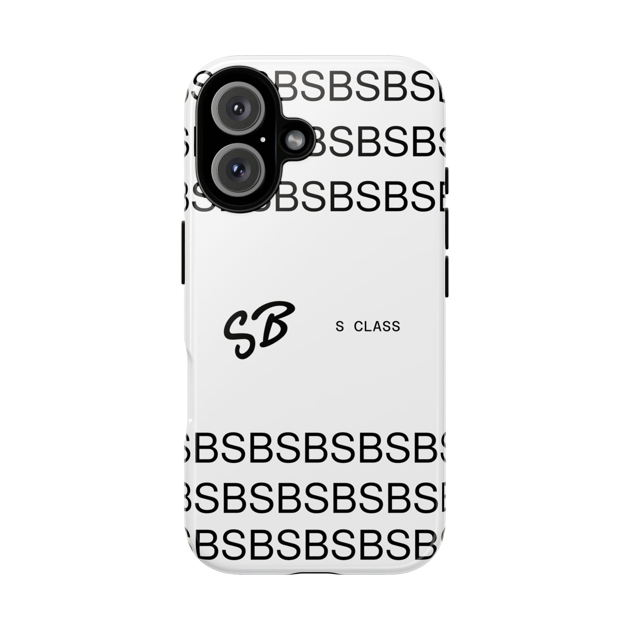 Telefoncover — SB S Class beskyttelsescover med monogram